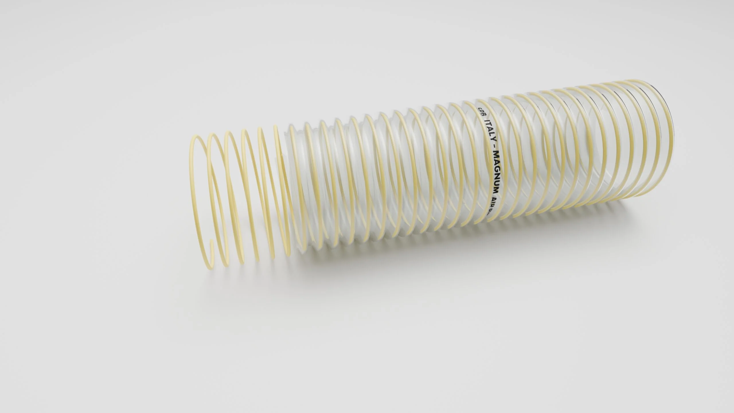 Tubo flessibile MAGNUM AIR PVC PU per aspirazione industriale materiali organici