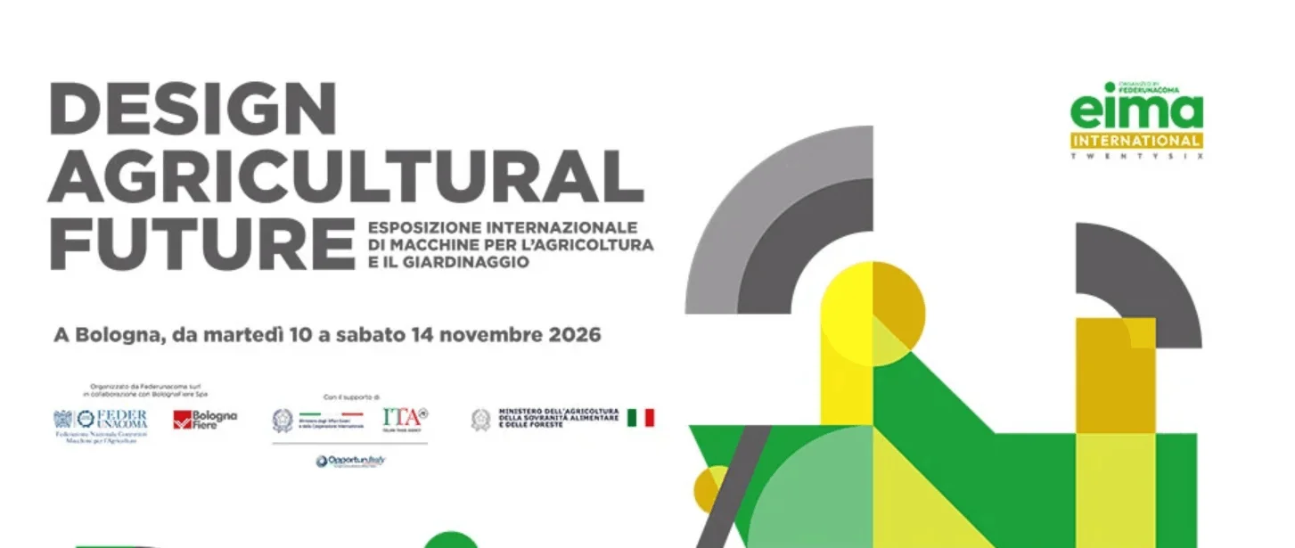 EIMA International 2026 – Esposizione internazionale di macchine per l'agricoltura e il giardinaggio, Bologna 10-14 novembre 2026